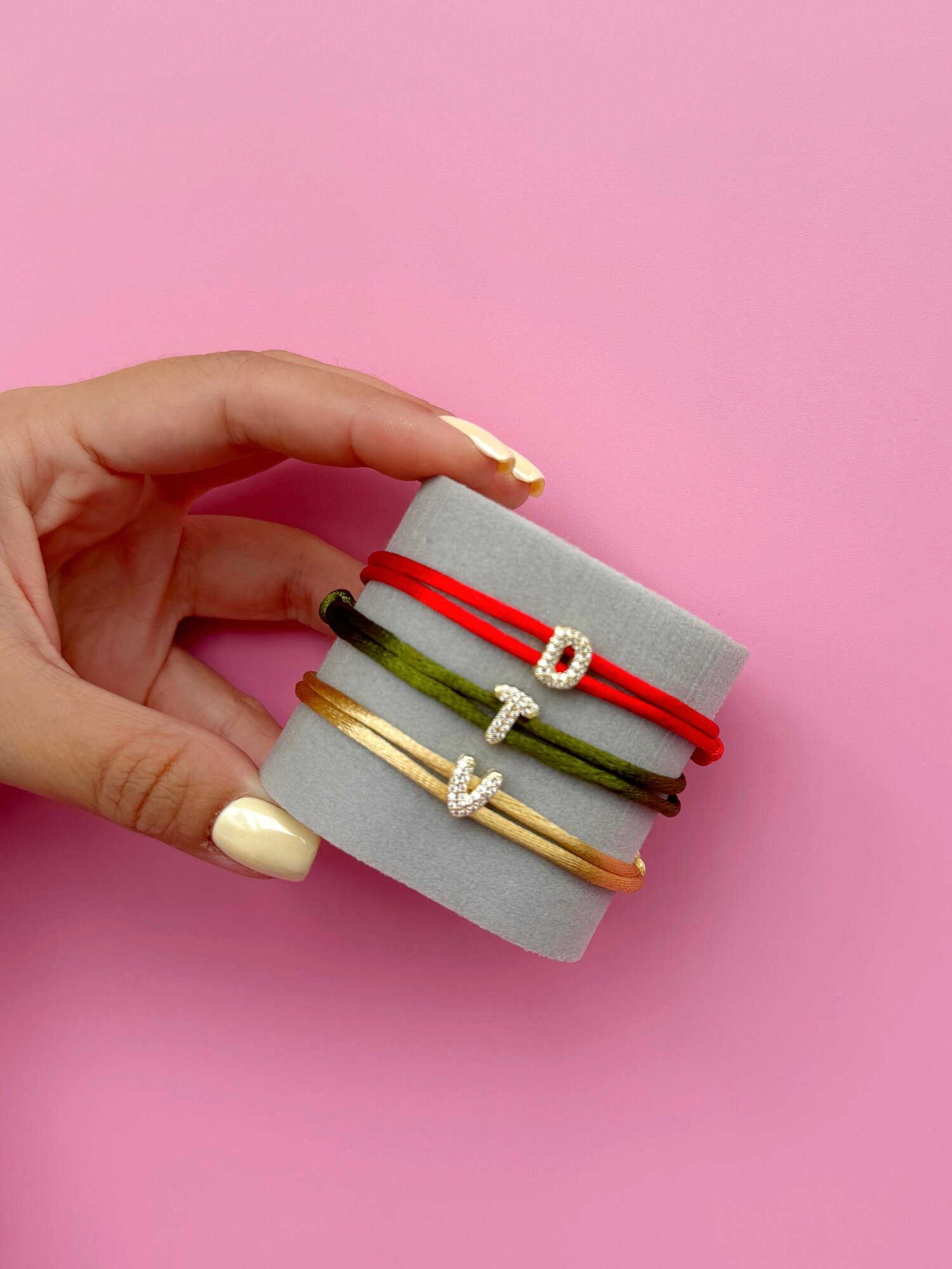 Браслет-нить Hola Jewelry, лавандовый — фото 1