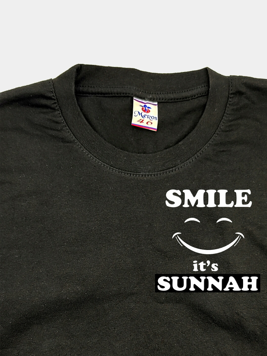 ДТФ наклейка для одежды "SMILE it's SUNNAH" 15x15 — фото 1