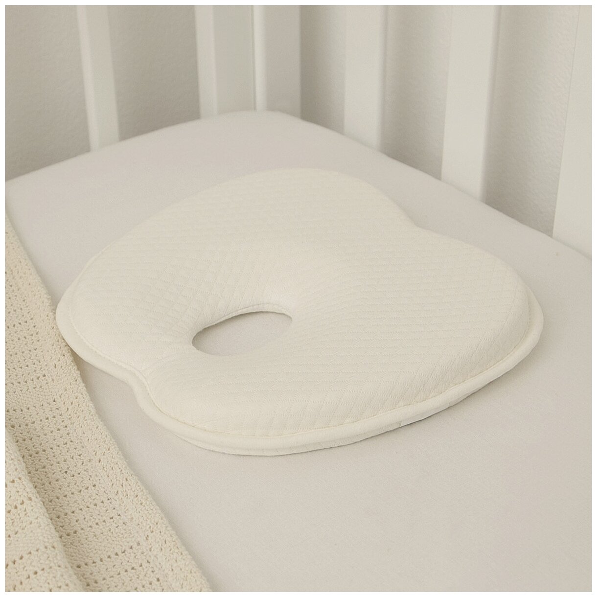 Детская ортопедическая подушка для новорожденных с эффектом памяти "Бабочка"/ Анатомическая подушка - фотография № 6