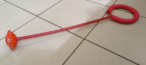 Нейроскакалка светящаяся розовая - 1 (63 см)