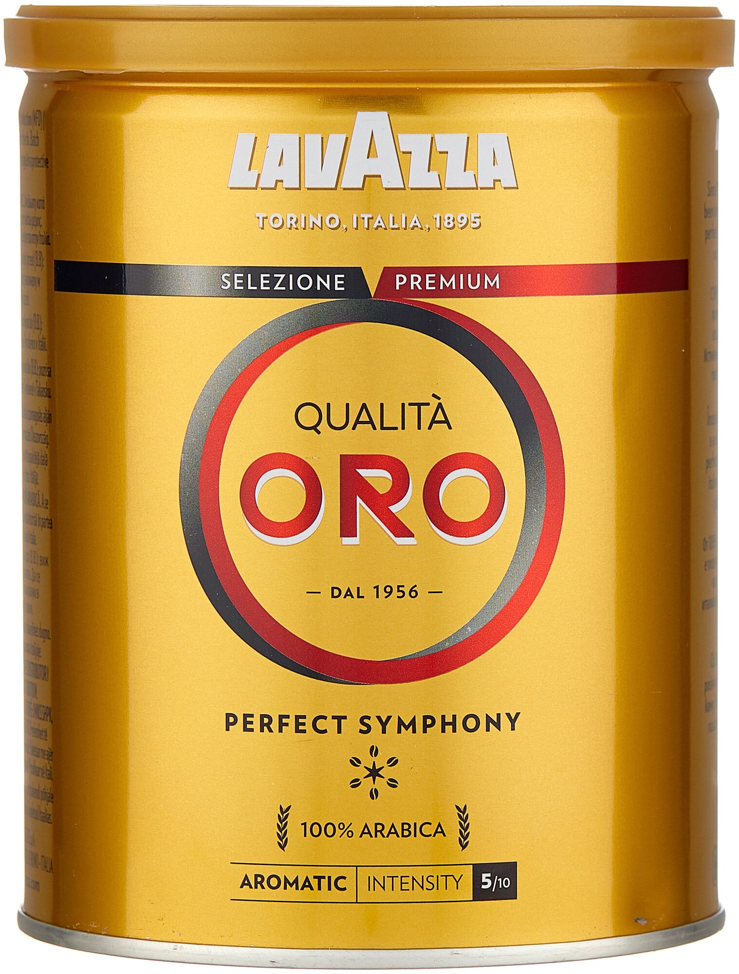 Кофе молотый Lavazza Qualita Oro, жестяная банка, 12 уп., 250 г - фотография № 3