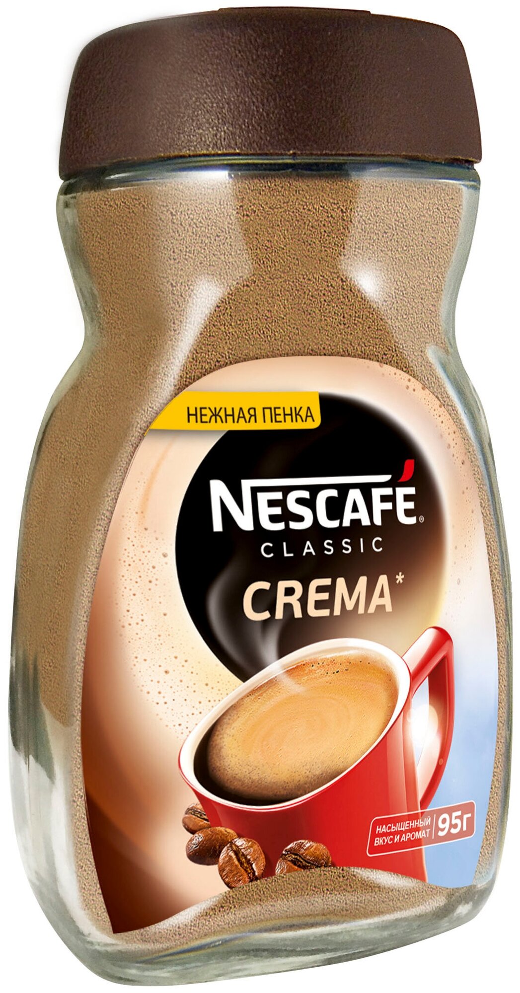 NESCAFE CLASSIC Crema Кофе натуральный растворимый порошкообразный 95 г - фотография № 10