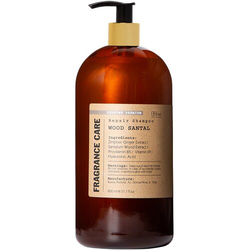 Парфюмированный шампунь Fragrance care Repair shampoo Wood Santal 900 мл