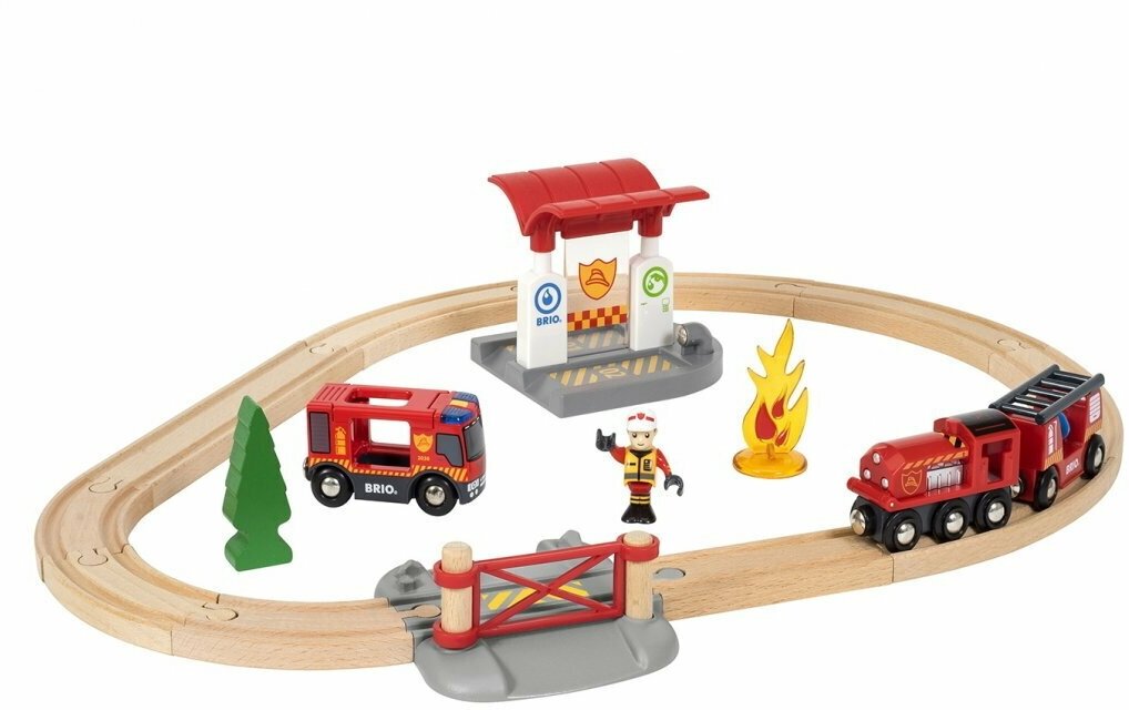 BRIO Игровой набор ж/д "Пожарная станция" 33815