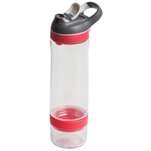 Бутылка Contigo Cortland Infuser, 720 мл, прозрачный/красный бутылка contigo ashland 720 мл зеленый