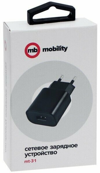 Сетевое зарядное устройство mObility mt-31, 1A черный - фото №6