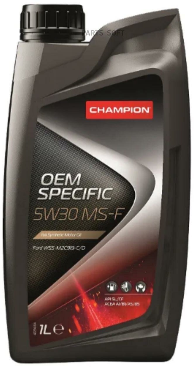 Масло мот. синт. CHAMPION OEM SPECIFIC 5W30 MS-F (1л) CHAMPION OIL / арт. 8209314 - (1 шт)