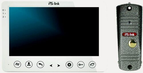 Изображение товара Комплект видеодомофона с вызывной панелью PS-link KIT-715DP-201CR-S