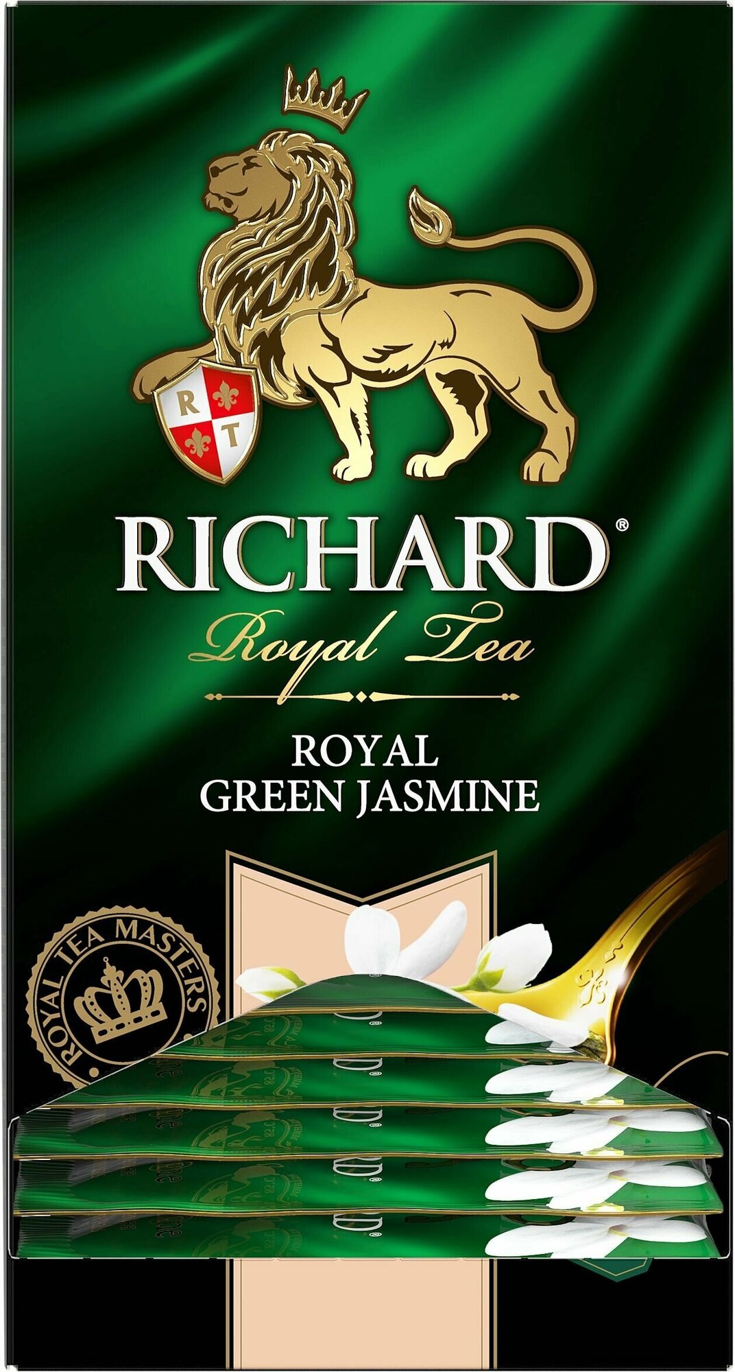 Richard Чай Royal Green Jasmine, 25 пакетиков, 2 штуки - фотография № 5