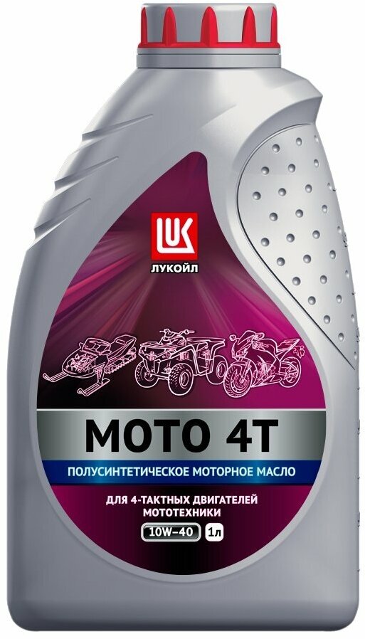 Полусинтетическое моторное масло ЛУКОЙЛ Moto 4Т 10W-40