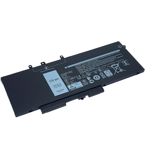 Аккумуляторная батарея для ноутбука Dell Latitude 15 3520 E5480 5480 (DV9NT) 7.6V 68Wh 8500mAh