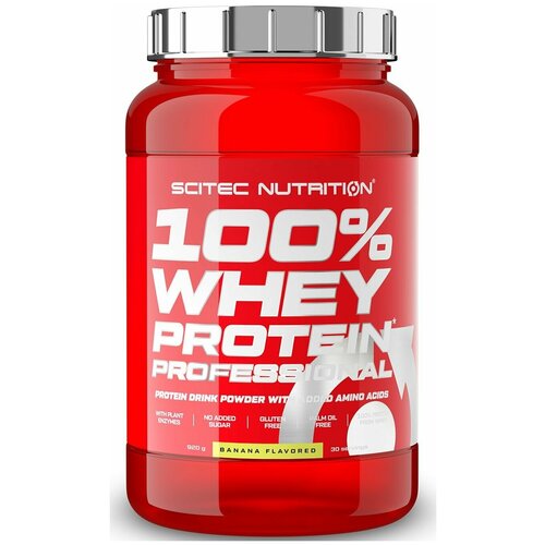 Протеин Scitec Nutrition 100% Whey Protein Professional 920 г Банан