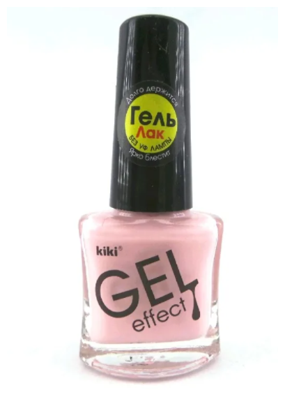 Кики / Kiki Лак для ногтей Gel Effect тон 31 бледно-розовый 6 мл