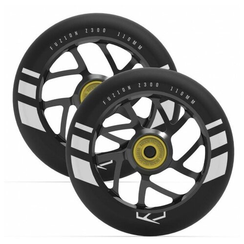 Fuzion Колеса Fuzion 110 mm Wheel (pair) - Black Ano / Black PU