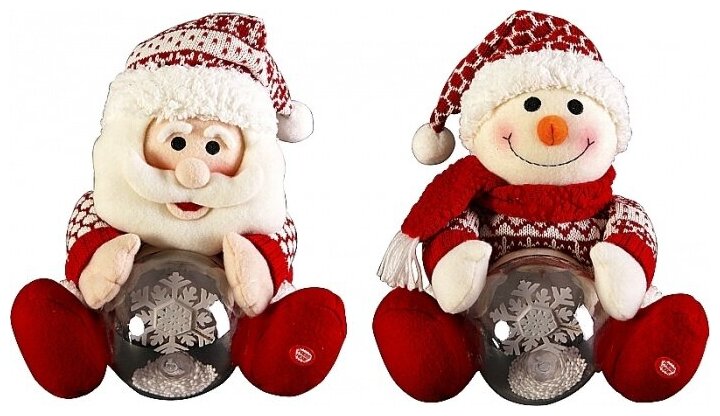 Mister Christmas HM-007R Электромеханическая игрушка снеговик со снежным шаром mister christmas