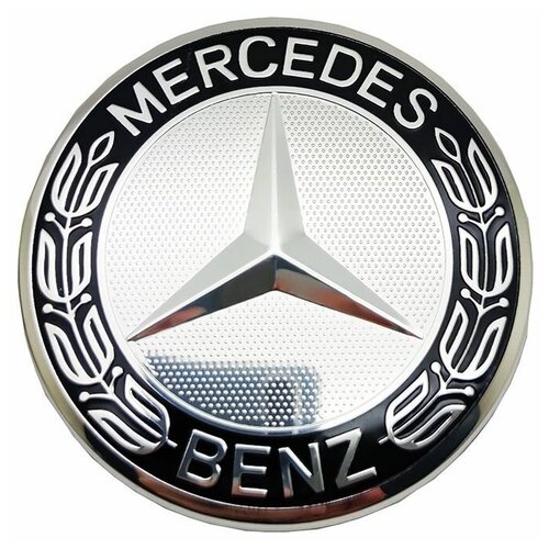 Колпачки на литые диски Mercedes 75mm 4 шт черный