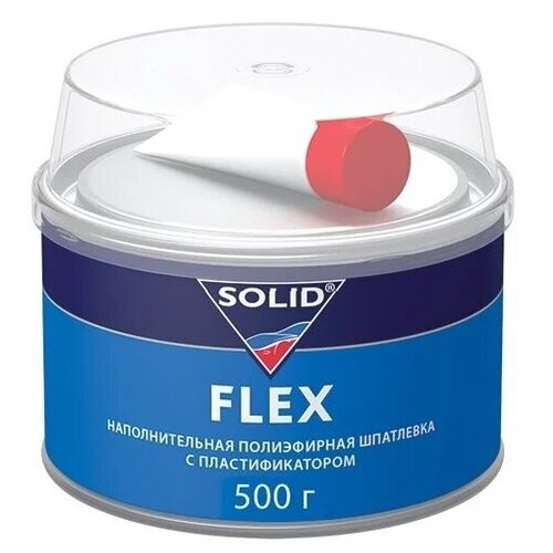 Шпатлевка наполнительная с пластификатором SOLID Flex 500 г