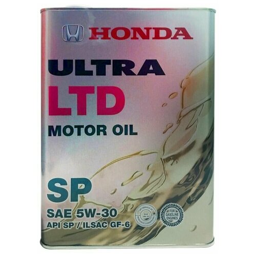 Масло моторное 5w30 honda 4л полусинтетика ultra ltd-sp, HONDA 0822899974 (1 шт.)