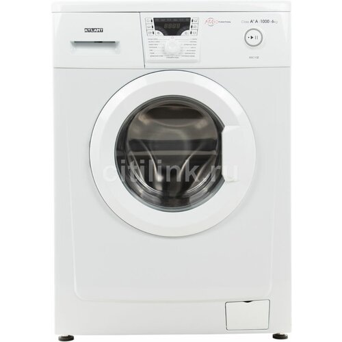 Стиральная машина Атлант 60С102 с фронтальной загрузкой 6кг 1000обмин 3112200₽