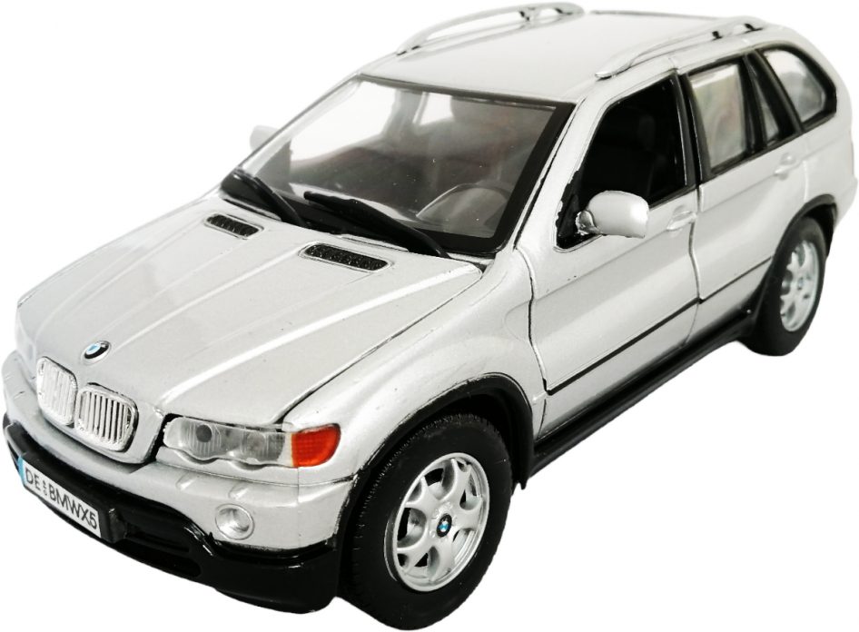 BMW X5 2001 года масштаб 1:24 коллекционная модель автомобиля MotorMax 73254 silver