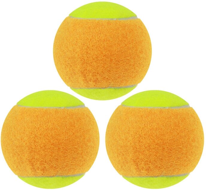 ONLYTOP Набор мячей для большого тенниса ONLYTOP SWIDON, 3 шт.