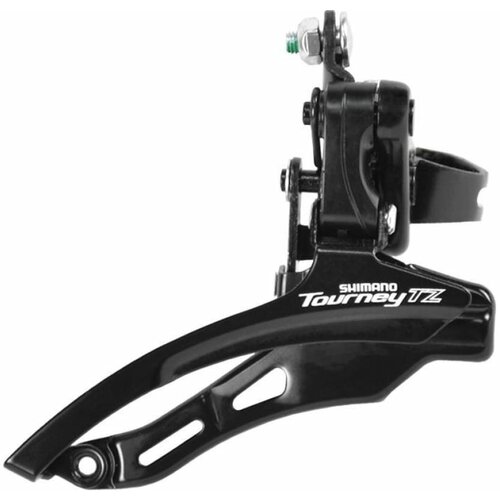 SHIMANO Переключатель передний Tourney TZ, FD-TZ500DS6 31,8мм,42T, CL:47.5мм, ниж. тяга AFDTZ500DS6 H000017484 переключатель скоростей передний shimano tourney fd ty300 42t 31 8мм нижняя тяга серебристый