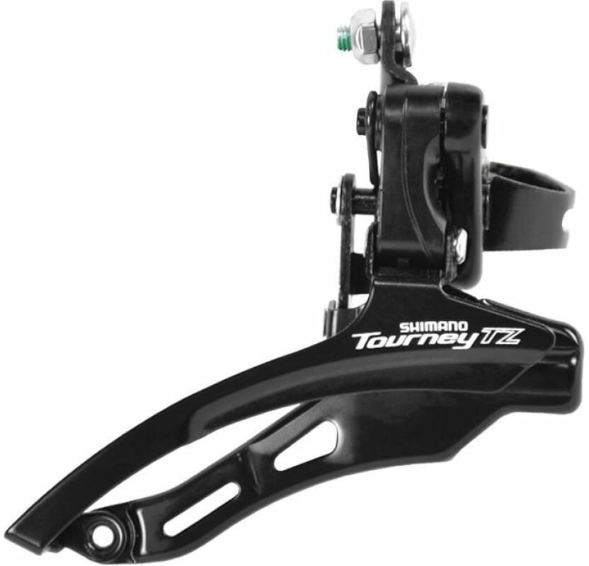 SHIMANO Переключатель передний Tourney TZ, FD-TZ500DS6 31,8мм,42T, CL:47.5мм, ниж. тяга AFDTZ500DS6 H000017484