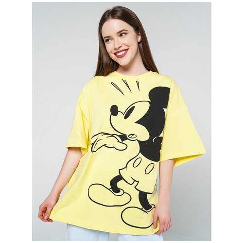 фото Футболка с кор.рукавом твое 80194 размер xs-s, светло-желтый, women