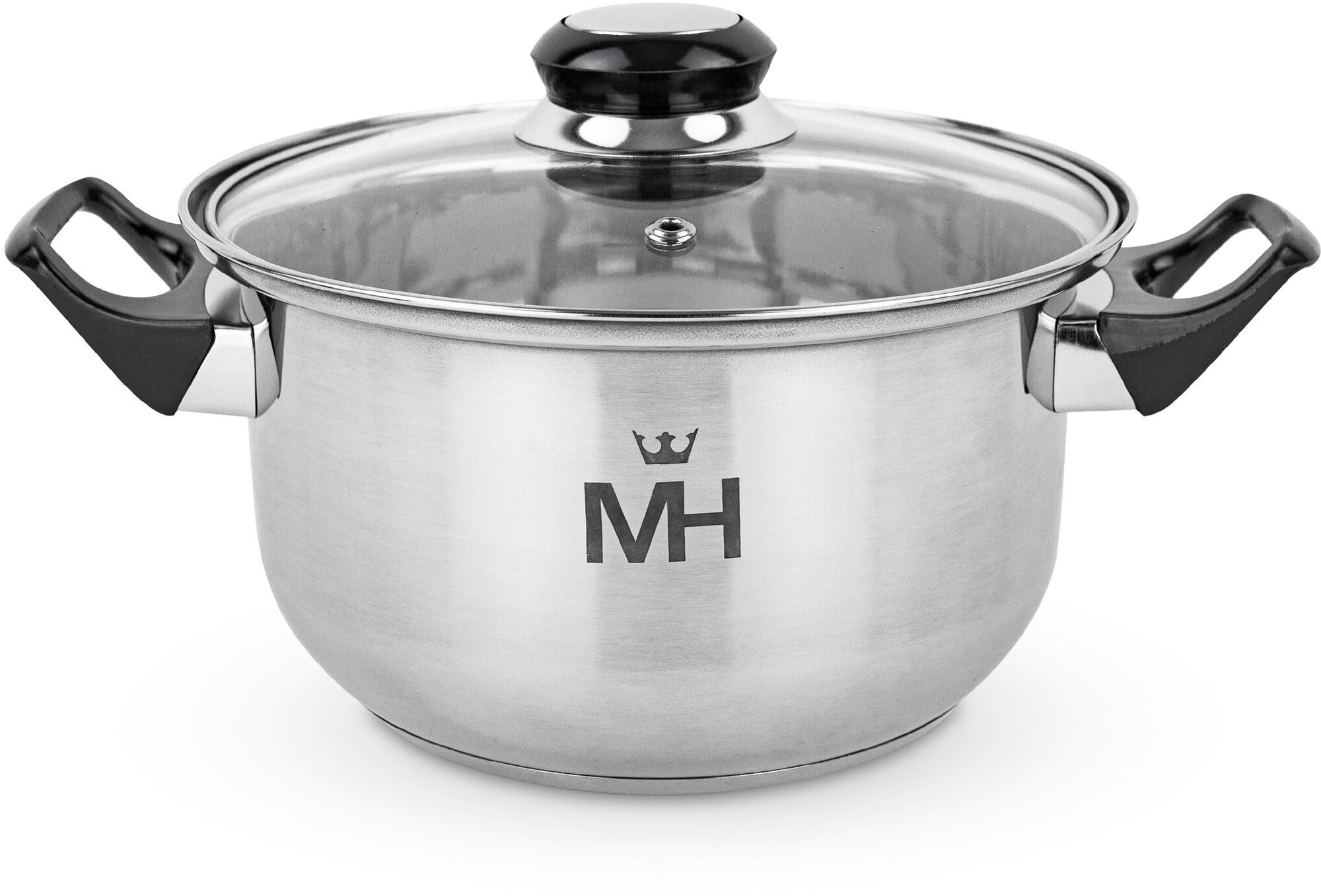 Набор посуды "MercuryHaus", MC - 1856, 12 предметов, Кастрюля с крышкой 5,4 л, 3,1 л, 2,2 л, Сотейник с крышкой 1,6 л, Сковорода