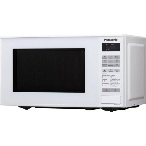 Микроволновая печь Panasonic NN-GT261WZPE, 20 л, 800ВТ, белый микроволновая печь с грилем panasonic nn gt264mzpe