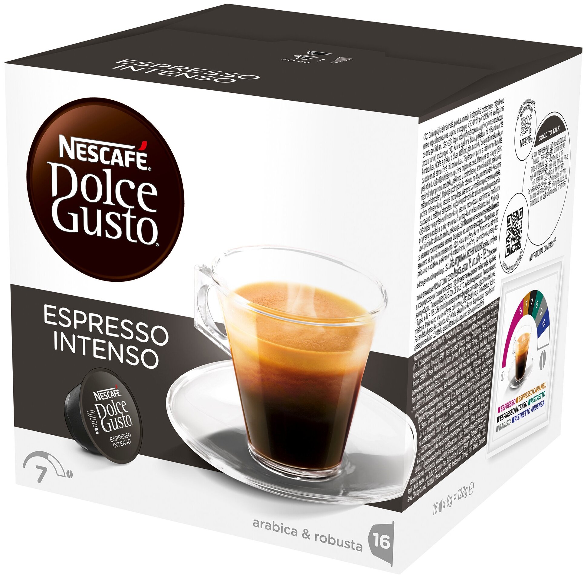 Кофе в капсулах Espresso Intenso для Nescafe Dolce Gusto, 16 кап. в уп., 3 уп. (48 капсул) - фотография № 4