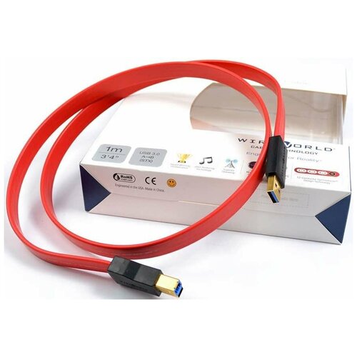 WireWorld Starlight USB 3.0 A-B STX (1m) кабель usb 2 0 тип a b purist audio design usb 1 5m