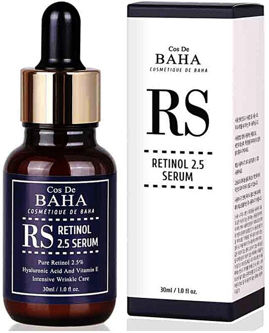 COS DE BAHA Сыворотка омолаживающая с ретинолом. Retinol 2.5 serum (RS), 30 мл.