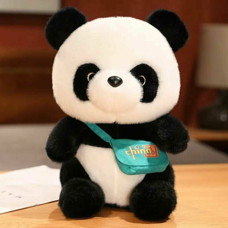 Мягкая игрушка Панда / с сумочкой. 60 см.