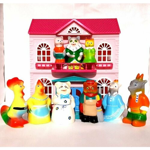 Игровой набор 2 в 1 - Театр сказка Кошкин дом в кукольном домике 2916₽