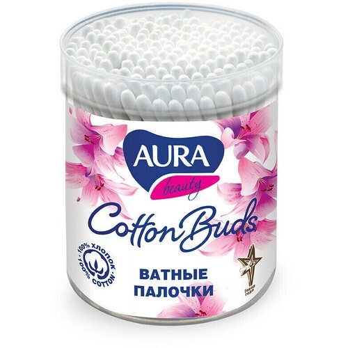 Ватные палочки Aura Beauty 200 шт ватные палочки aura beauty 200 шт