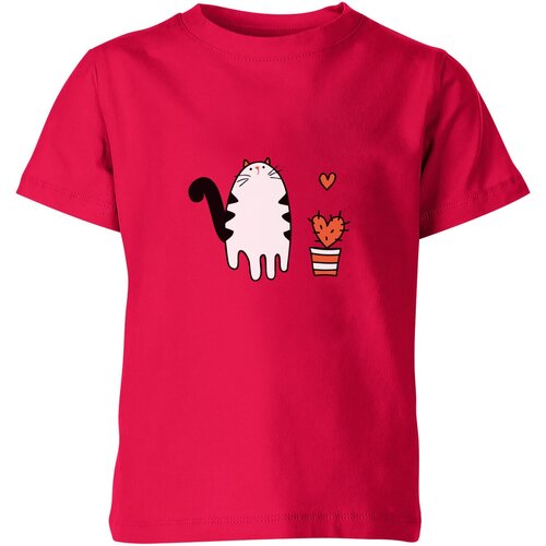 фото Футболка us basic, размер 14, розовый