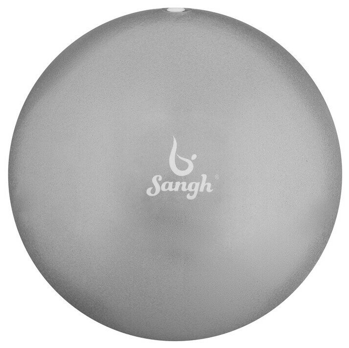Мяч Sangh, для йоги, диаметр 25 см, вес 100 г, цвет серый