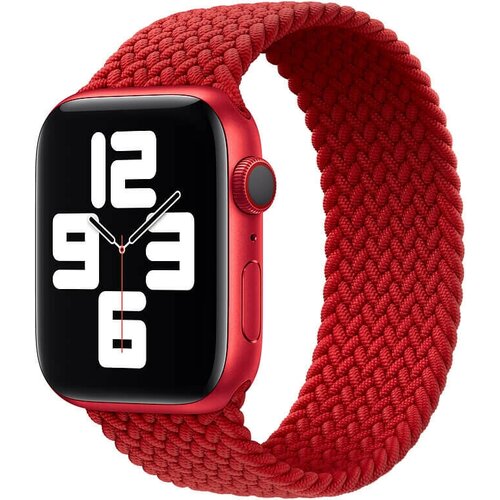 Монобраслет Red Braided Solo Loop Размер 4 (Красный) Apple Watch 40mm (38mm; 41mm) MY7J2ZM/A