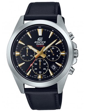 Наручные часы CASIO Edifice EFV-630L-1A, черный, золотой