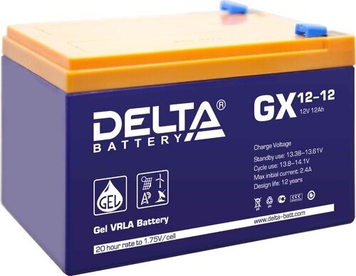 Аккумуляторная батарея DELTA BATTERY GX 12-55 - фото №7