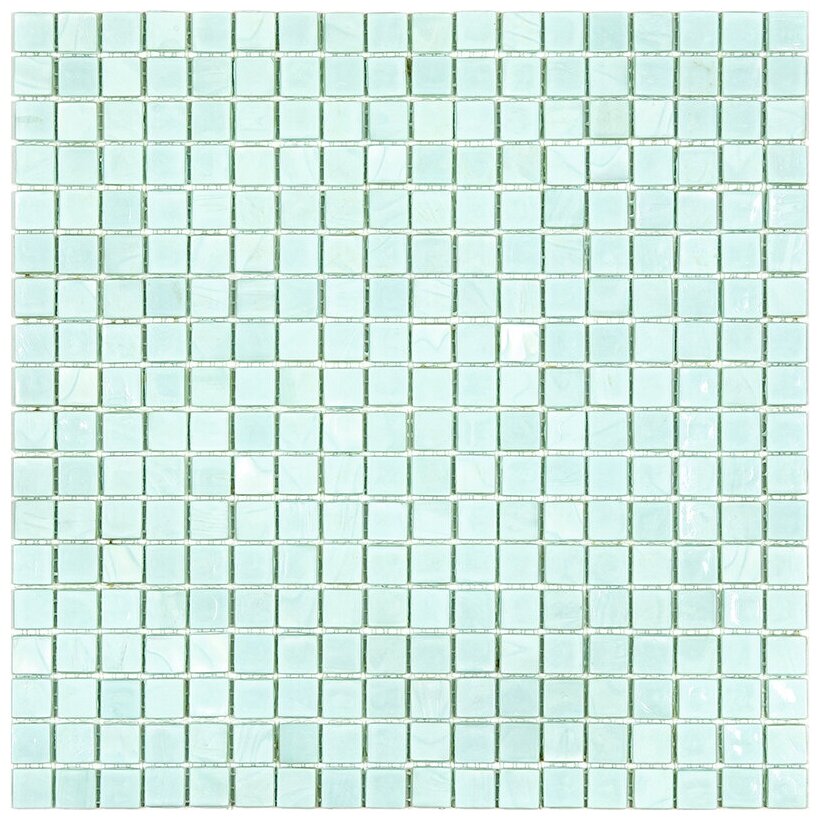 Мозаика Alma NB-GN426 из глянцевого цветного стекла размер 29.5х29.5 см чип 15x15 мм толщ. 4 мм площадь 0.087 м2 на бумаге