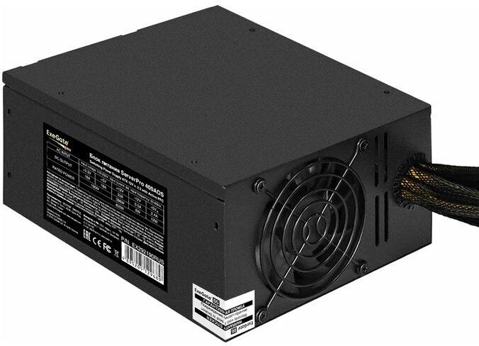 Блок питания ExeGate ServerPRO-400ADS 400Вт ATX 80 Plus black