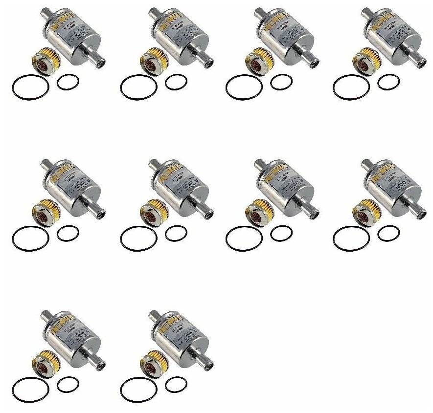 Комплект фильтров грубой и тонкой очистки для ГБО Digitronic Tomasetto ( 10 наборов )