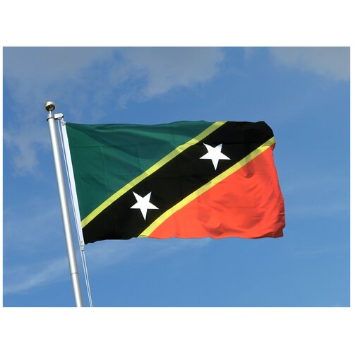 Флаг Сент-Китса и Невиса 90х135 см флаг 60х40 см сент винсент и гренадини gorolla