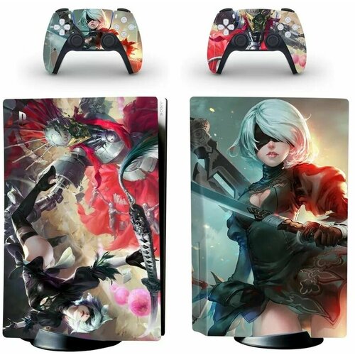 Набор наклеек Nier Automata на игровую консоль Sony PlayStation 5 Disc Edition защитная 129000₽