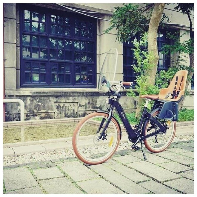 Велокресло Bobike с креплением One Maxi 1P, цвет: urban grey - фото №7