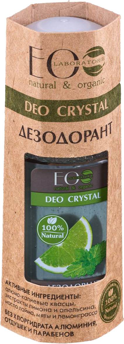 EO Laboratorie Дезодорант для тела DEO CRYSTAL "Лимон и апельсин, 50 мл, EoLaboratorie