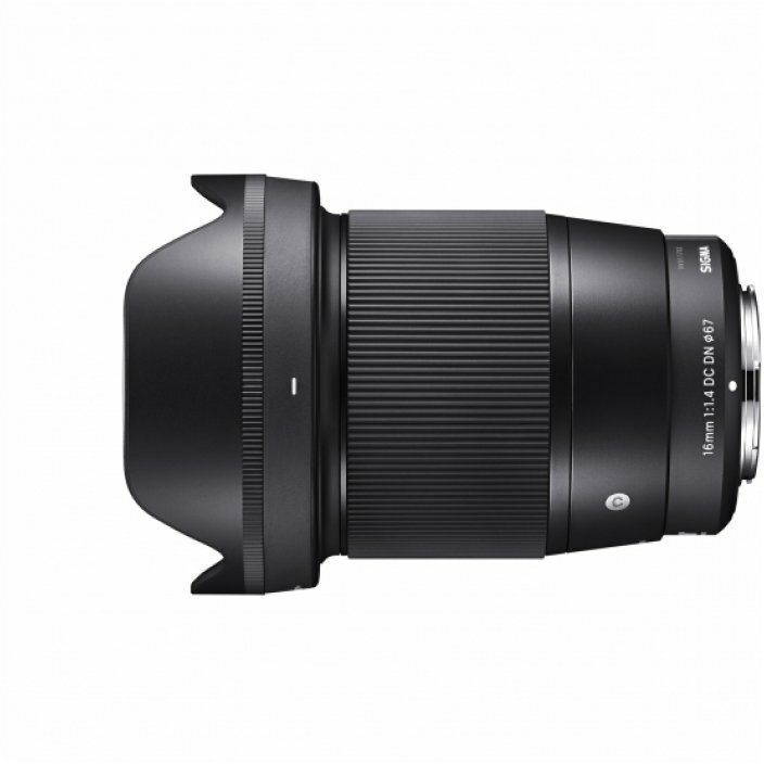 Объектив Sigma AF 16mm f/1.4 DC DN Contemporary Canon EF-M, черный