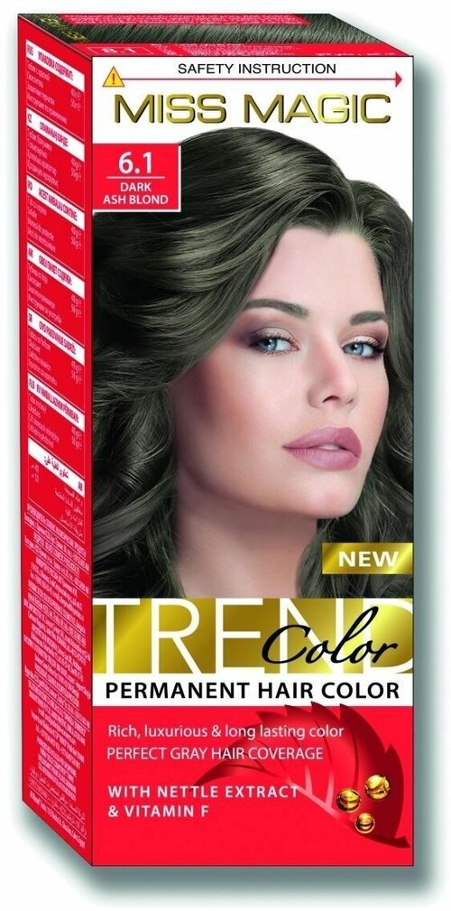 Trend Color краска для волос 6.1 - темно-русый пепельн